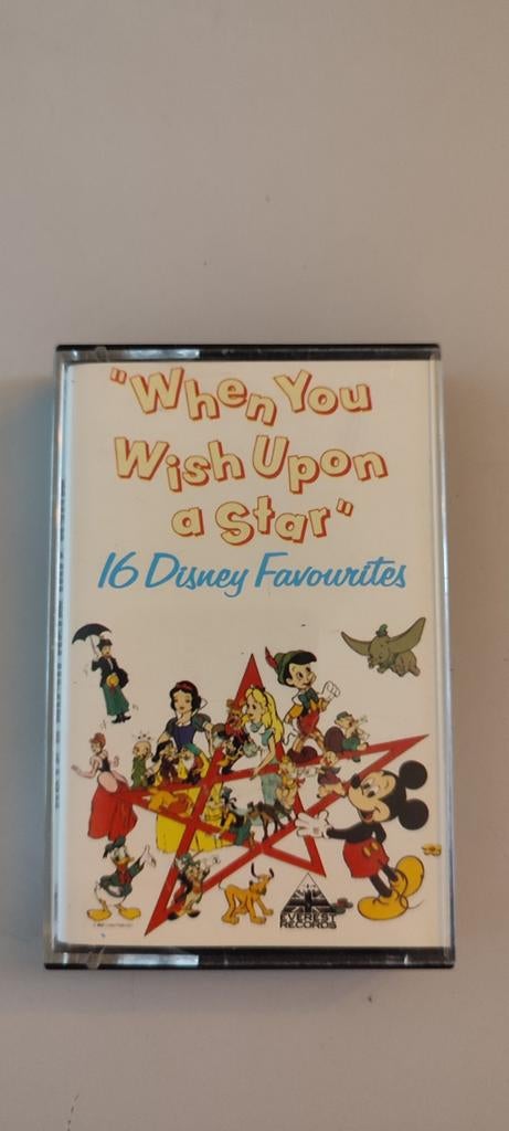 When you wish upon a star 16 Disney Favorites, Cd's en Dvd's, Cassettebandjes, Ophalen of Verzenden, Zo goed als nieuw, 1 bandje