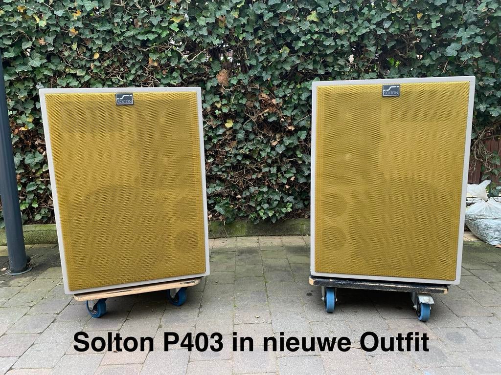 SOLTON P403 Twin Mid Long Distance      In nieuwe outfit, Zo goed als nieuw, 120 watt of meer, Front, Rear of Stereo speakers