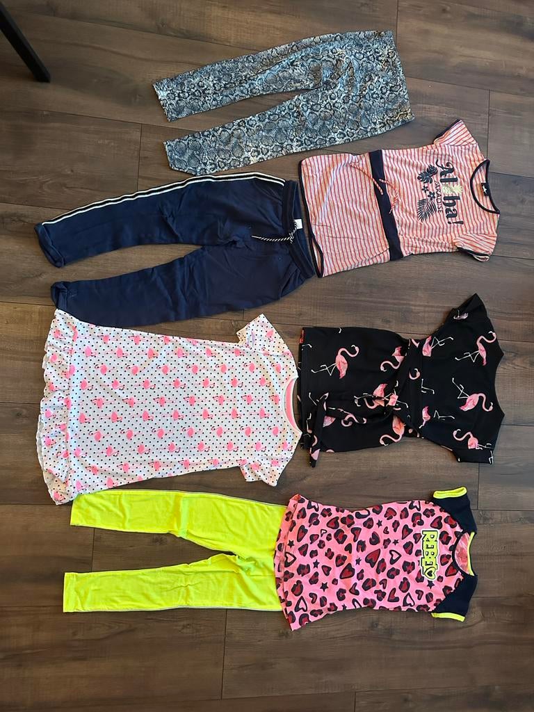 Mooie set kleding maat 122/128, Kinderen en Baby's, Kinderkleding | Maat 122, Ophalen of Verzenden, Gebruikt, Meisje, Setje