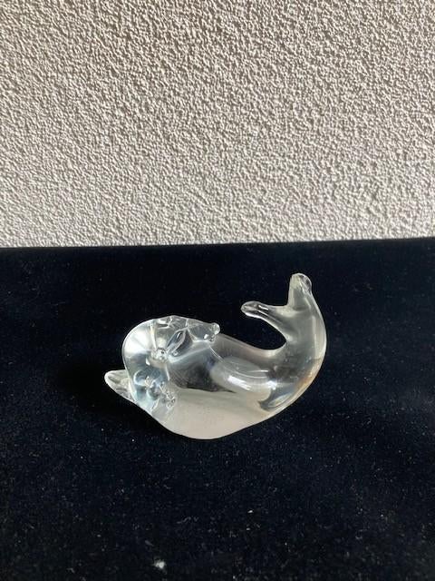 presse papier / glazen beeldje WALVIS in perfecte staat, Antiek en Kunst, Antiek | Glas en Kristal, Ophalen of Verzenden