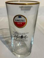 Amstel Bierglas met Biljartballen Opdruk, Verzamelen, Biermerken, Ophalen of Verzenden, Nieuw, Glas of Glazen, Amstel