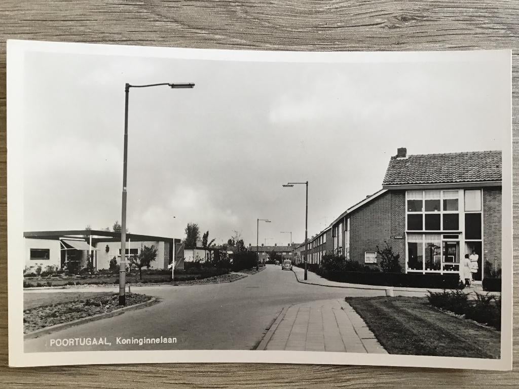 Poortugaal Koninginnelaan ca 1965, Verzenden, 1960 tot 1980, Ongelopen, Zuid-Holland