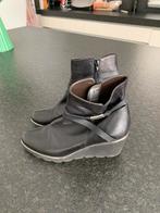 Brunate zwarte leren laarsjes maat 39 zgan, Kleding | Dames, Schoenen, Verzenden, Zwart, Lage of Enkellaarzen, Zo goed als nieuw