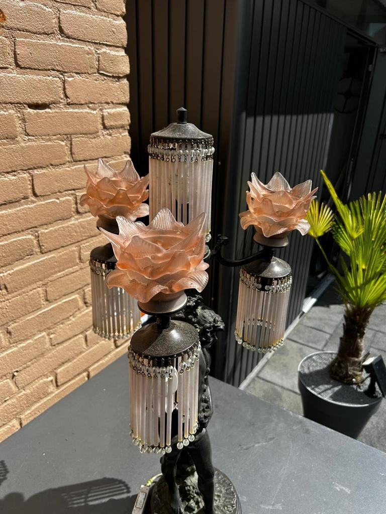 Tafellamp barok, 1 staande, 2 hanglampen, Ophalen, Zo goed als nieuw