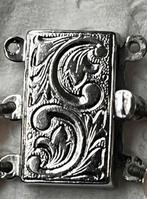 Antieke zilveren sieraden slot, Sieraden, Tassen en Uiterlijk, Antieke sieraden, Ophalen of Verzenden, Zilver, Armband