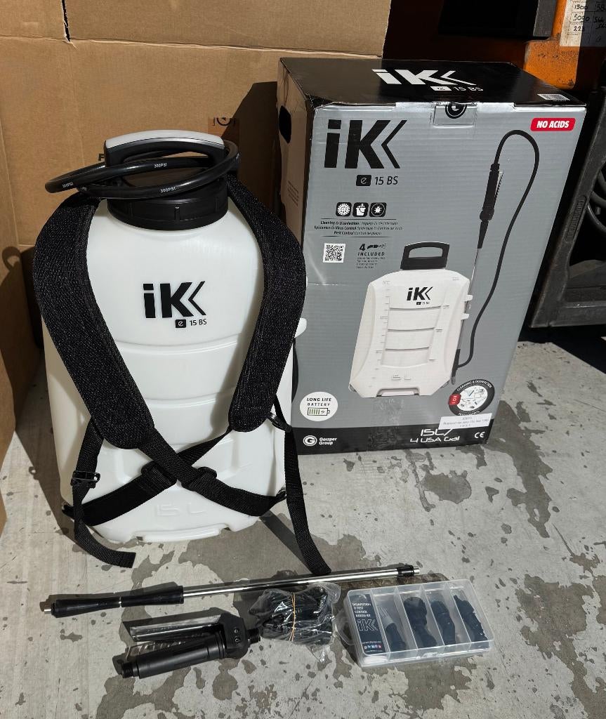 IK e 15 BS | Rugspuit op accu | 15 L, IK, Nieuw, Ophalen of Verzenden, Onkruidbestrijding