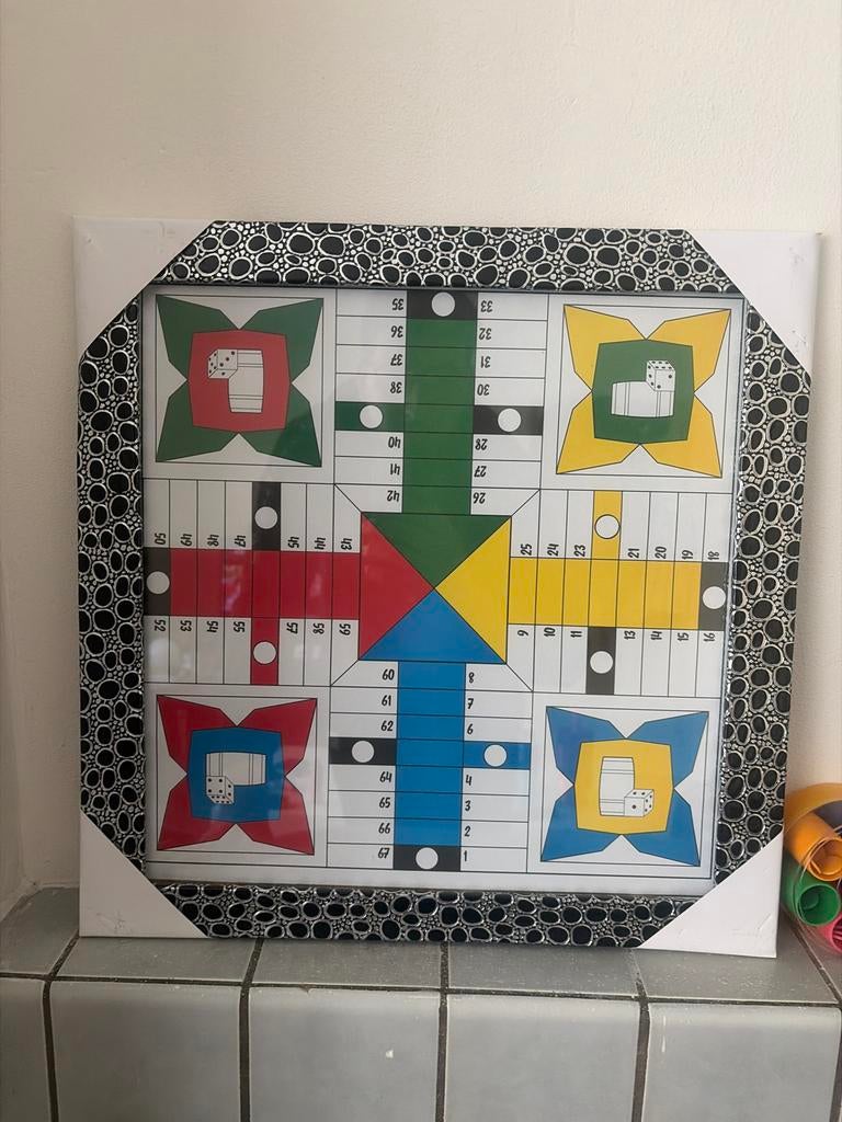 Gloednieuw Parcheesi Bordspel - Complete Set, Drie of vier spelers, Ophalen of Verzenden, Nieuw
