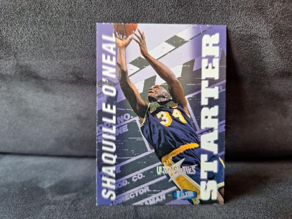 Shaquille O'Neal #4S 1997 Fleer Ultra Ultrabilities Starter, Ophalen of Verzenden, Gebruikt, Plaatje