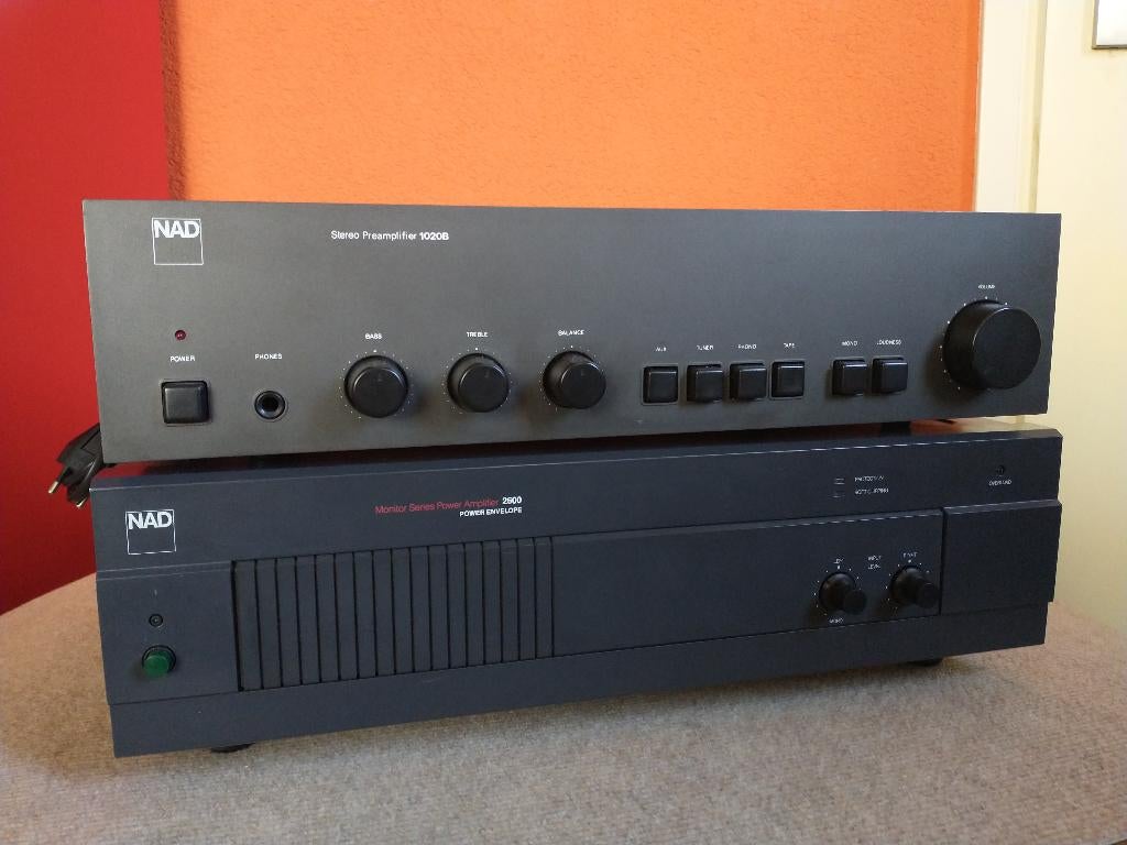 NAD 1020 & NAD 2600 (Serviced), Ophalen of Verzenden, Zo goed als nieuw, Overige merken