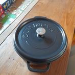 Gietijzeren pan, Gietijzer, Ophalen of Verzenden, Zo goed als nieuw, Keramische plaat