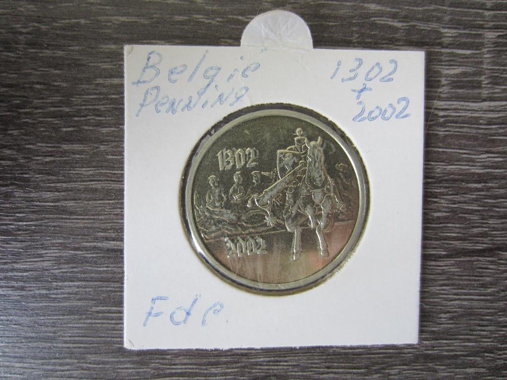 Te Koop Herdenkingspenningen uit België, Ophalen of Verzenden, Losse munt