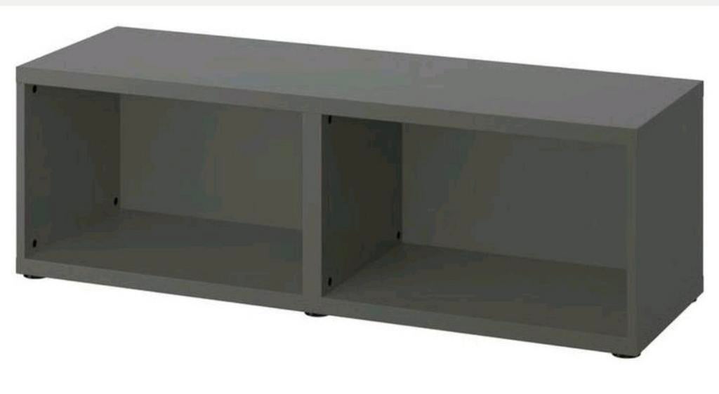 ikea besta Basiselement donkergrijs 120x40x38 cm, Ophalen, Gebruikt, 100 tot 150 cm, Minder dan 100 cm