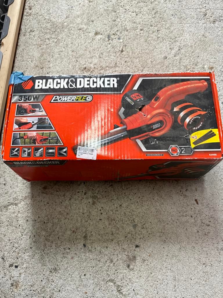 Black & Decker Powerfile 350W schuurmachine, Doe-het-zelf en Verbouw, Gereedschap | Schuurmachines, Ophalen, Gebruikt, Minder dan 600 watt