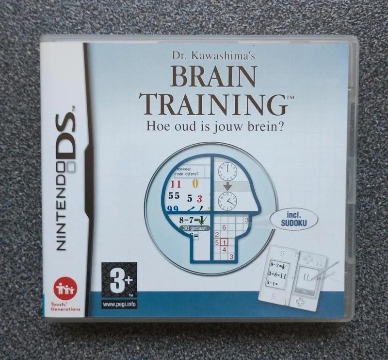 Brain Training, Puzzel en Educatief, Verzenden, 1 speler, Zo goed als nieuw