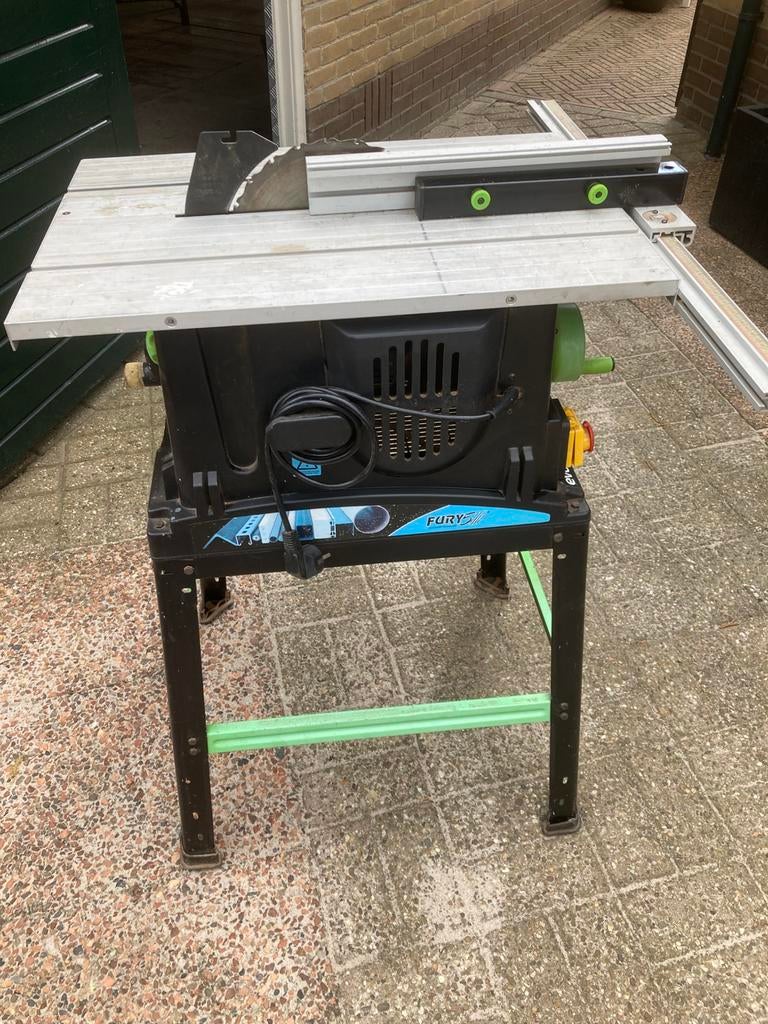 Evolution tafelzaag fury5 1500W, Ophalen, Gebruikt, Cirkelzaag, 70 mm of meer