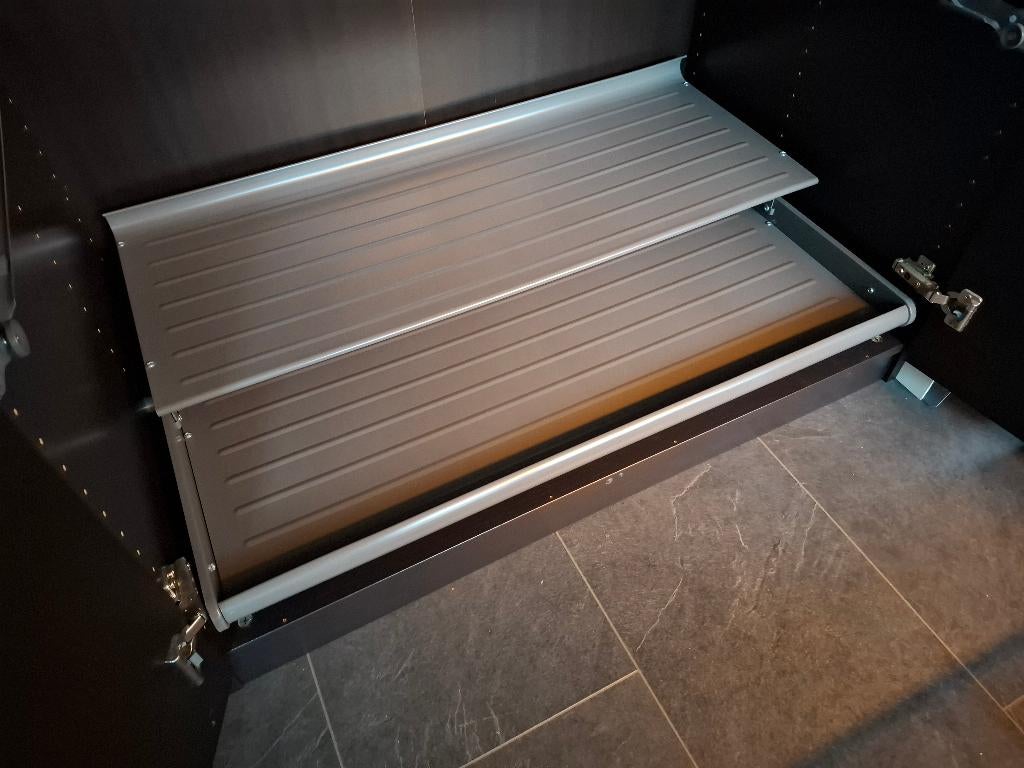 Ikea Komplement uitschuifbaar schoenenrek 100 x 58 Grijs, Ophalen of Verzenden, Zo goed als nieuw