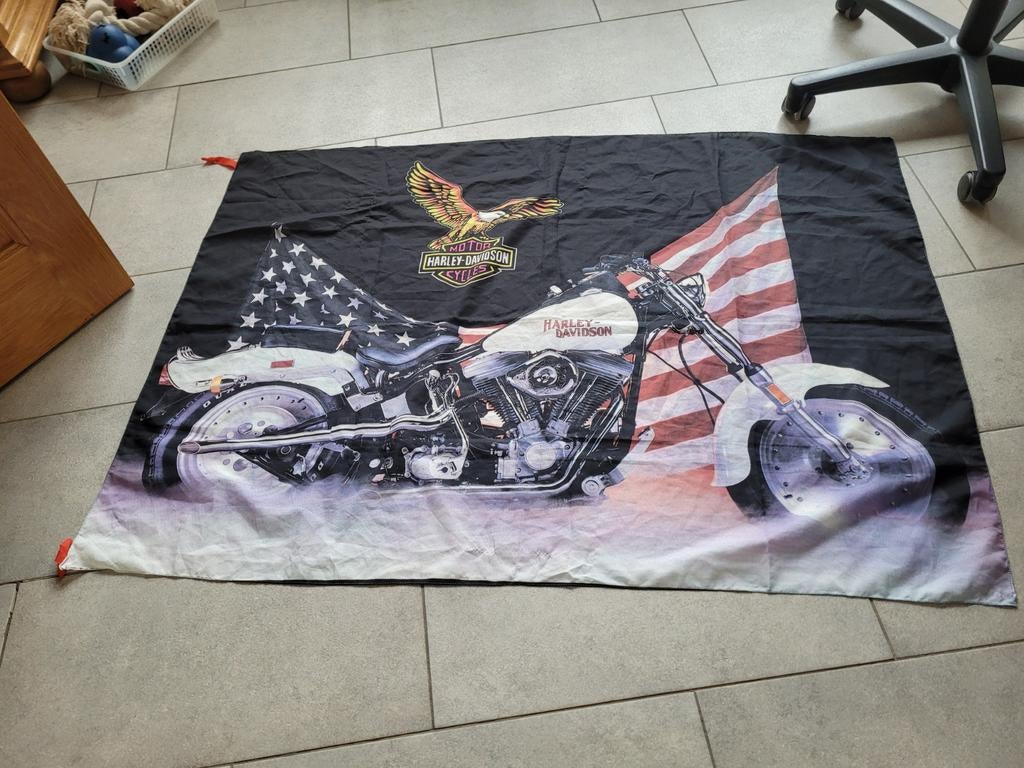 Harley Davidson vlag 130 x 96 cm., Ophalen of Verzenden