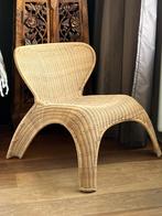 Vintage IKEA Design Lounge Fauteuil GULTE uit 1999, Ophalen, Zo goed als nieuw, 50 tot 75 cm, Riet of Rotan