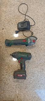 Parkside slagmoersleutel en haakse slijper., Doe-het-zelf en Verbouw, Gereedschap | Boormachines, Ophalen of Verzenden, Overige typen