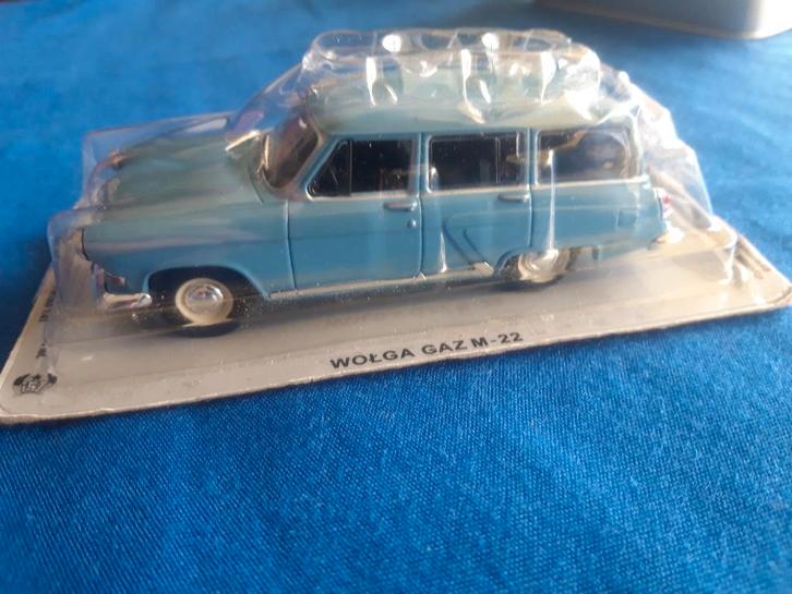 GAZ Volga M22 Combi blauw 1:43, Hobby en Vrije tijd, Modelauto's | 1:43, Zo goed als nieuw, Auto, Overige merken, Ophalen of Verzenden