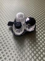 Kristallen peper,zout en mosterd vaatjes op plateau, Verzamelen, Ophalen of Verzenden, Zo goed als nieuw