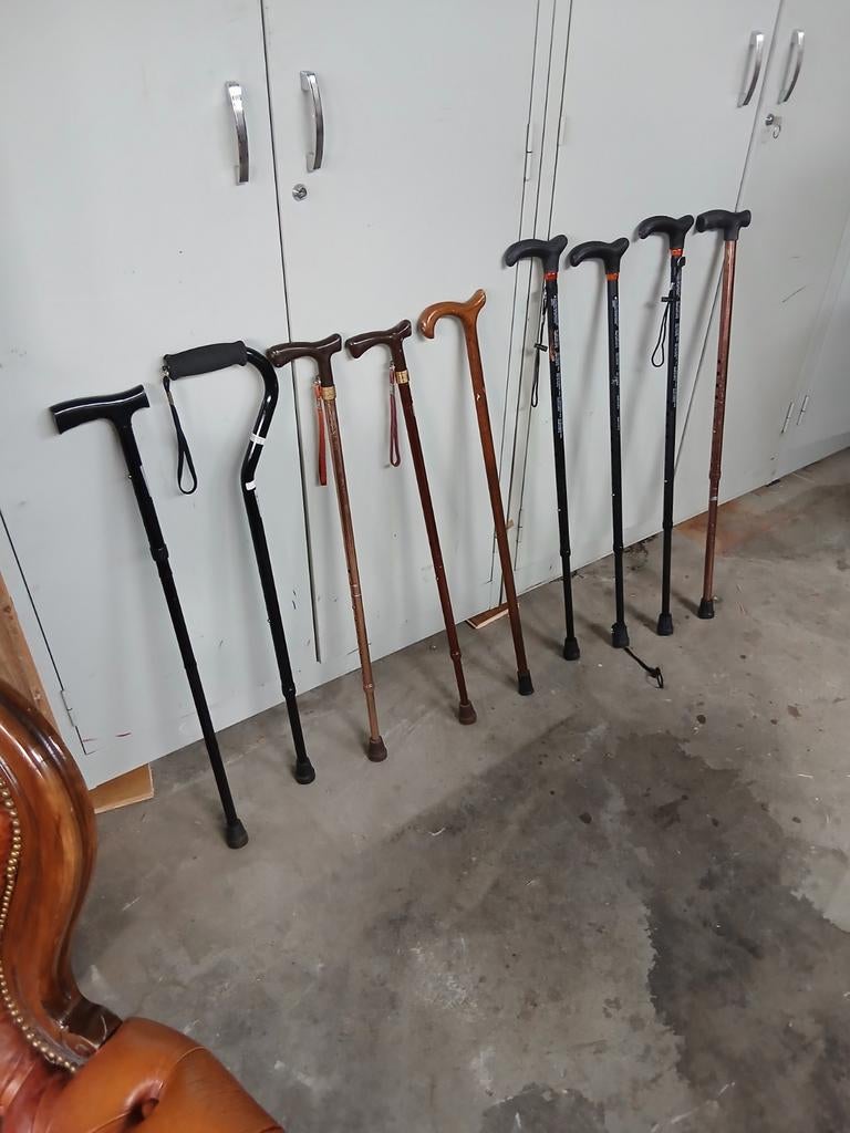 10 wandelstokken, Ophalen of Verzenden, Verstelbaar, Gebruikt