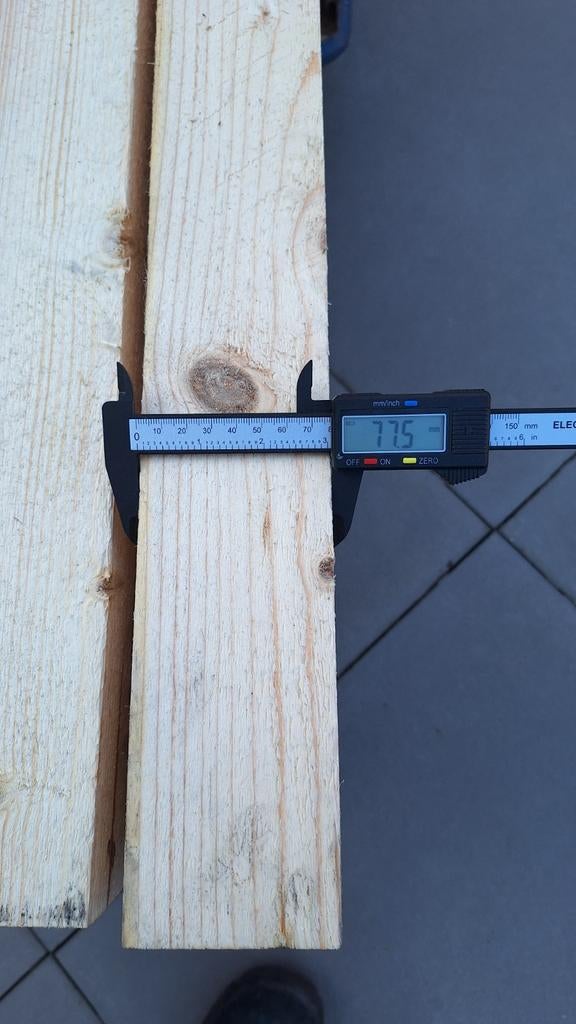 10 vierkante palen, Ophalen, 180 tot 250 cm, Palen