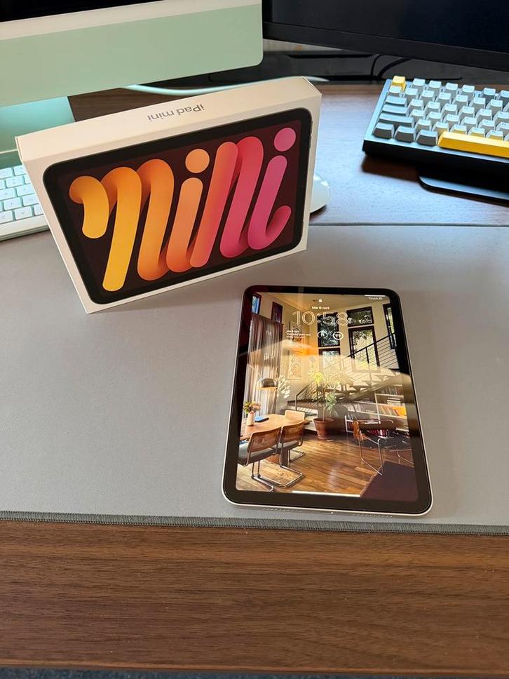Apple iPad mini (A17 Pro) 128 GB - Zo goed als nieuw, Computers en Software, Apple iPads, Zo goed als nieuw, Apple iPad Mini, Wi-Fi
