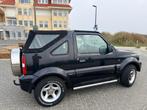 Suzuki Jimny 1.3 Cabrio 4WD 2003 Zwart, Auto's, 13 km/l, 40 €/maand, 4 cilinders, Zwart