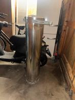 Dubbelwandige kachelpijp delen - Diverse lengtes, Ophalen, Gebruikt