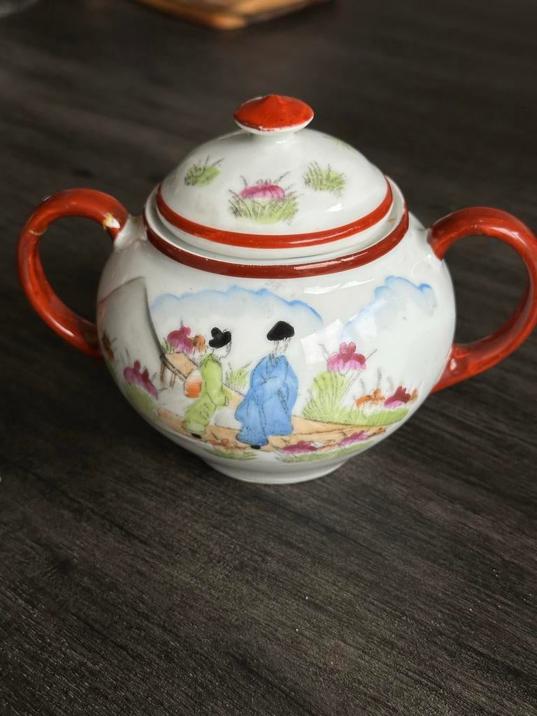 Decoratief Japans potje, Antiek en Kunst, Ophalen of Verzenden