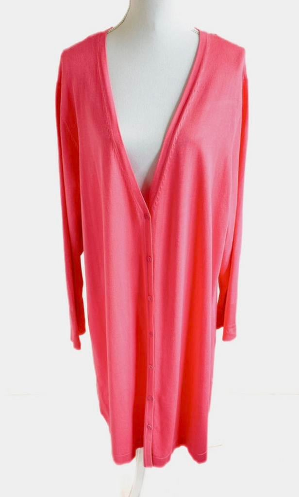 Mooi vest van Ulla popken 50, Kleding | Dames, Grote Maten, Zo goed als nieuw, Trui of Vest, Roze, Ophalen of Verzenden