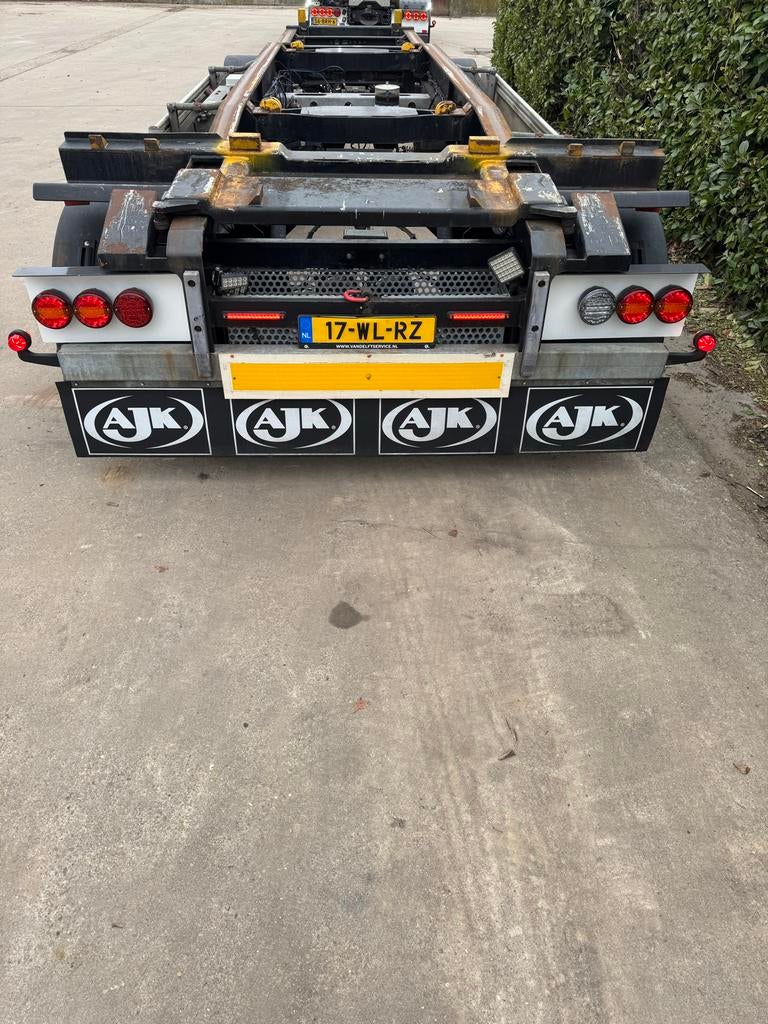 Hüffermann HSA.18.70 Container aanhanger 7m lang, Auto-onderdelen, Ophalen, Gebruikt, Overige automerken