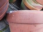 Terracotta pot 30wijd 22hoog Italiaans mooi patina Miekje, Ophalen, ., Rond, .