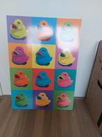 Schilderij met badeendjes, Ophalen