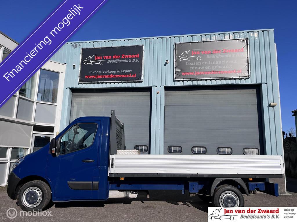 Opel Movano 2.3 CDTI L 4 Openlaadbak Pick up, Auto's, Gebruikt, Euro 6, Blauw, 2500 kg