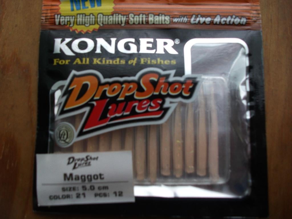 12 stuks Konger Dropshot Lures Margot / kunstaas shads, Watersport en Boten, Hengelsport | Algemeen, Ophalen of Verzenden, Nieuw