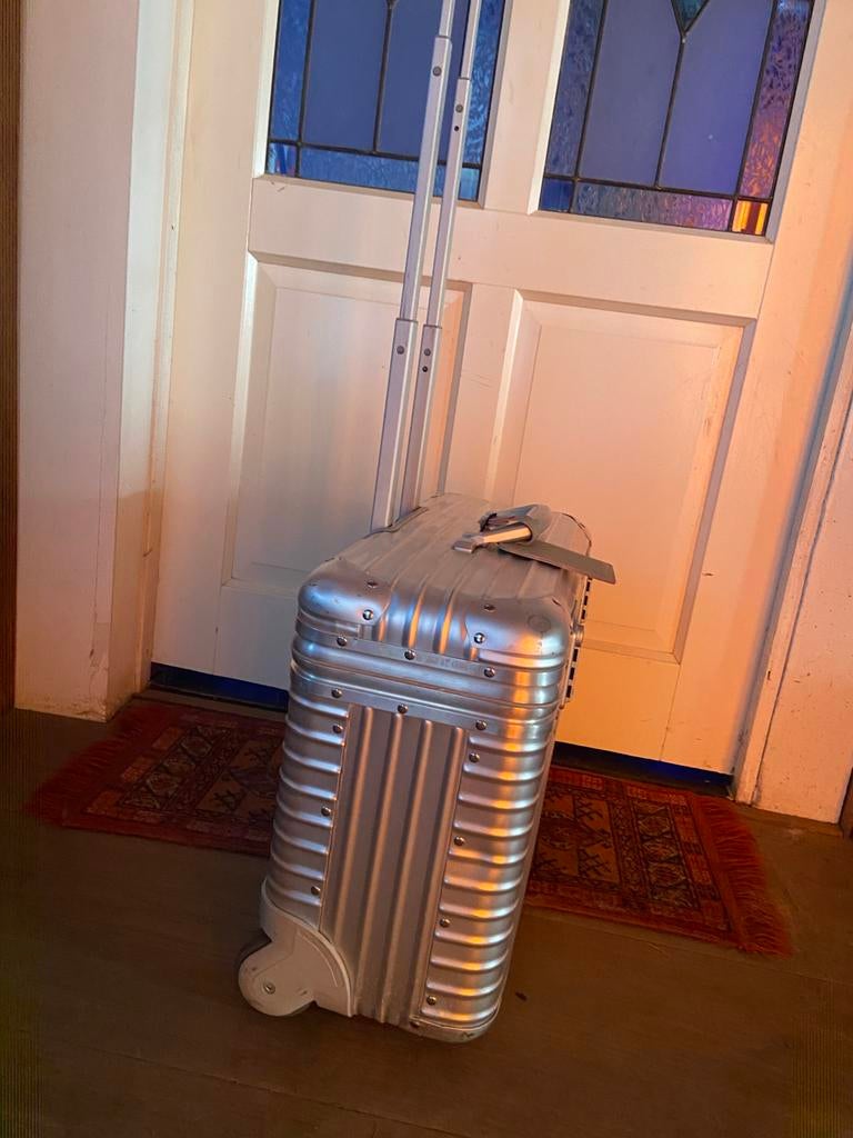 Rimowa Pilot Koffer - Aluminium, Gebruikt, 50 tot 60 cm, Slot, Ophalen of Verzenden