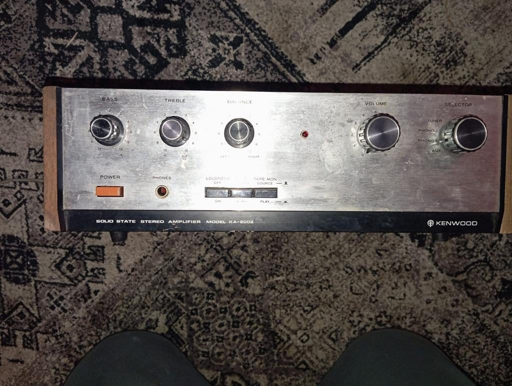 Kenwood KA-2000 Solid State Stereo Versterker Jaren '70, Overige merken, Gebruikt, Ophalen of Verzenden, Minder dan 60 watt