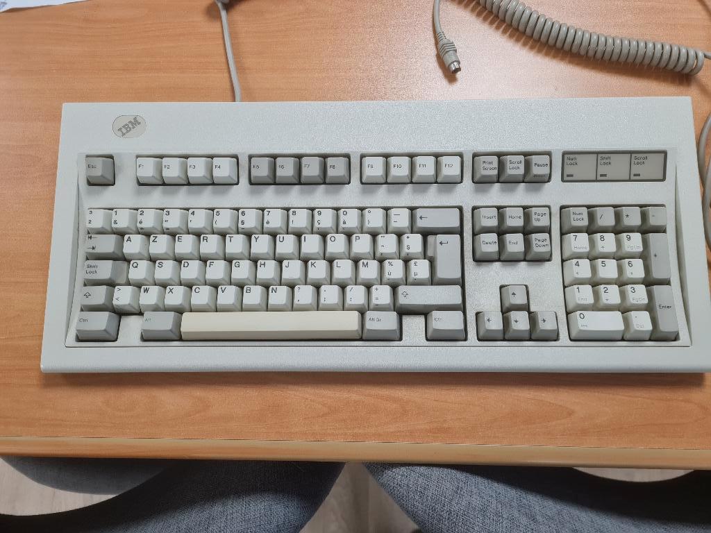 IBM Model M 1391414 Azerty Toetsenbord, Ophalen, Azerty, Gebruikt
