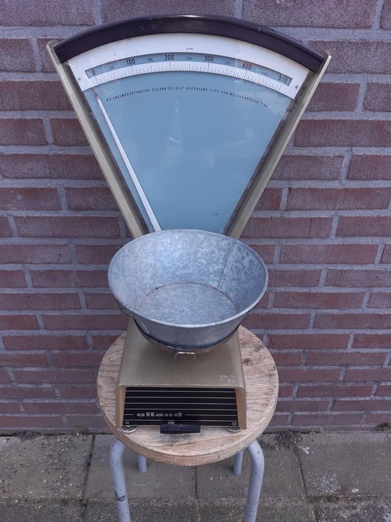 Oude olland weegschaal, Ophalen, Minder dan 10 kg