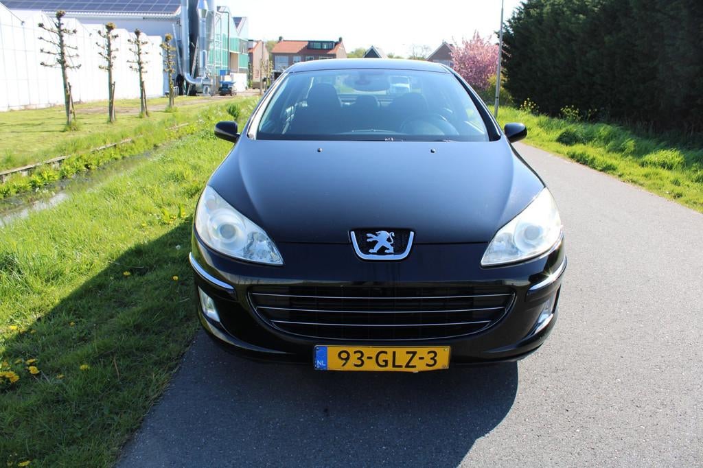 Peugeot 407 2.0-16V ST Automaat met Navigatie, 4 cilinders, Zwart, Sedan, Euro 4