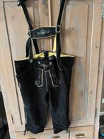 Echte Lederhosen Maat 62 - 1x Gedragen, Kort, Zwart, Maat 46/48 (XL) of groter, Ophalen of Verzenden