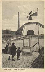 Den Briel. 1 April Monument - ongelopen, Ophalen of Verzenden, 1940 tot 1960, Ongelopen, Zuid-Holland