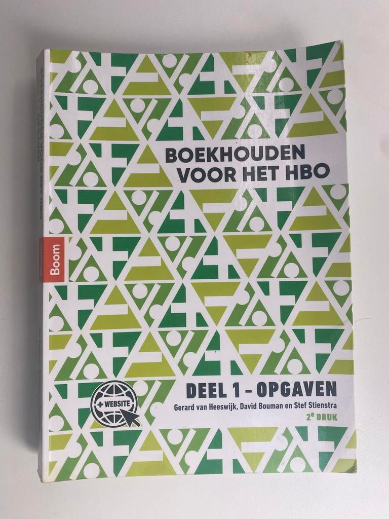 Boekhouden voor het HBO Deel 1 - Opgaven, Boeken, Ophalen of Verzenden, Gamma, Gelezen, HBO
