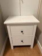 Ikea Hemnes Nachtkastje - Wit- Hout, Huis en Inrichting, Ophalen, Gebruikt, 55 tot 70 cm, 45 tot 65 cm