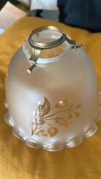 Antiek lampenkapje met originele fitting, 4xafbeelding takje, Antiek en Kunst, Ophalen