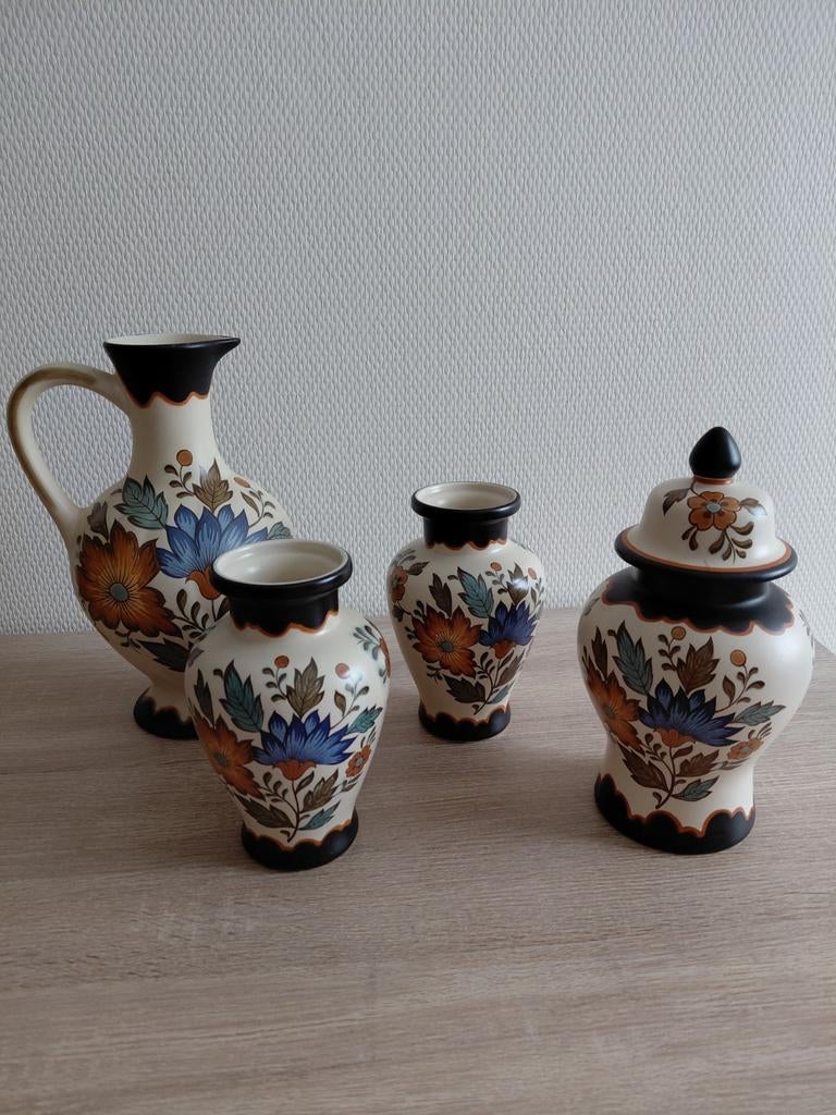 Mooi kaststel "flora", Antiek en Kunst, Antiek | Vazen, Ophalen of Verzenden