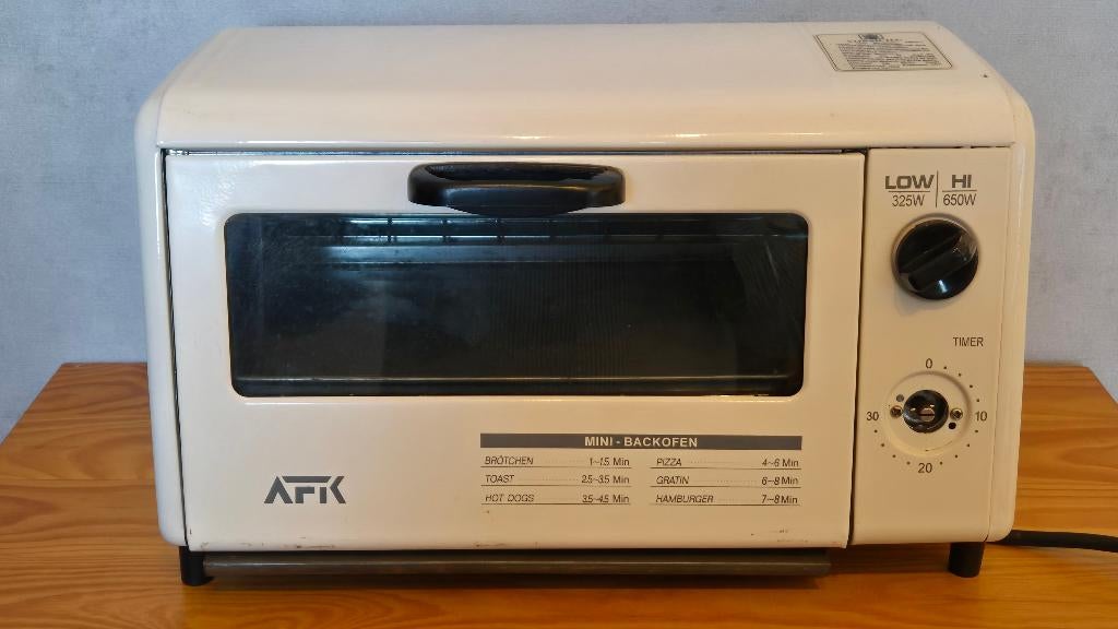 Mini bakoven, Ophalen, Gebruikt