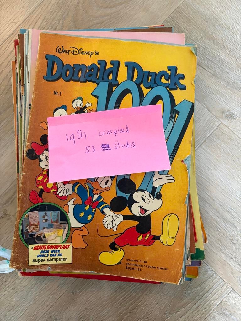 Donald Duck jaargang 1981 compleet, Complete serie of reeks, Ophalen of Verzenden, Gelezen